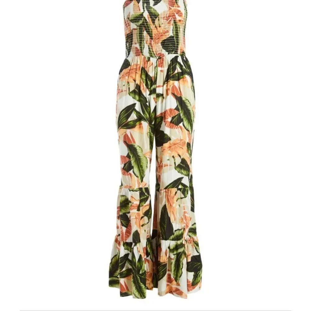 BAILEY BLUE STRAPLESS JUMPSUIT